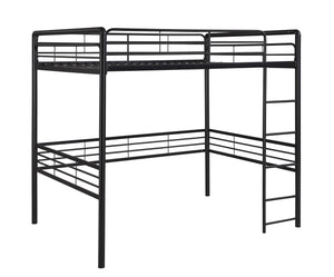 Lit double mezzanine Bodhi de Atwater Living en métal pour jeunes - noir