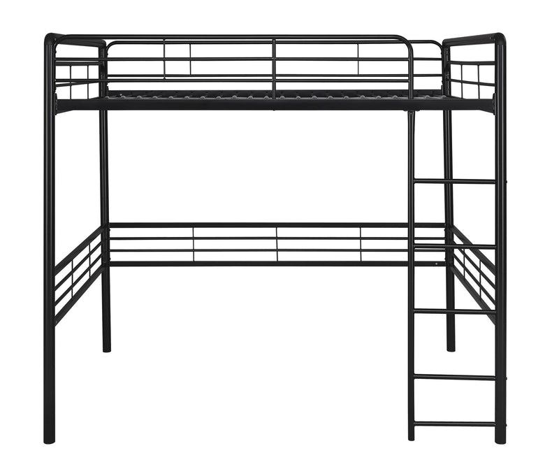 Lit double mezzanine Bodhi de Atwater Living en métal pour jeunes - noir