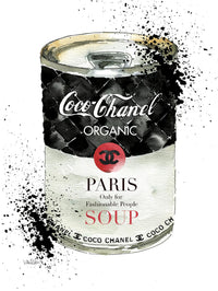 Œuvre d’art murale Giant Art « Fashion Soup » 72 x 54
