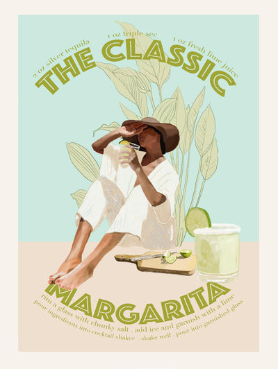 "The Classic Margarita " Giant Art 72x54 Wall Art