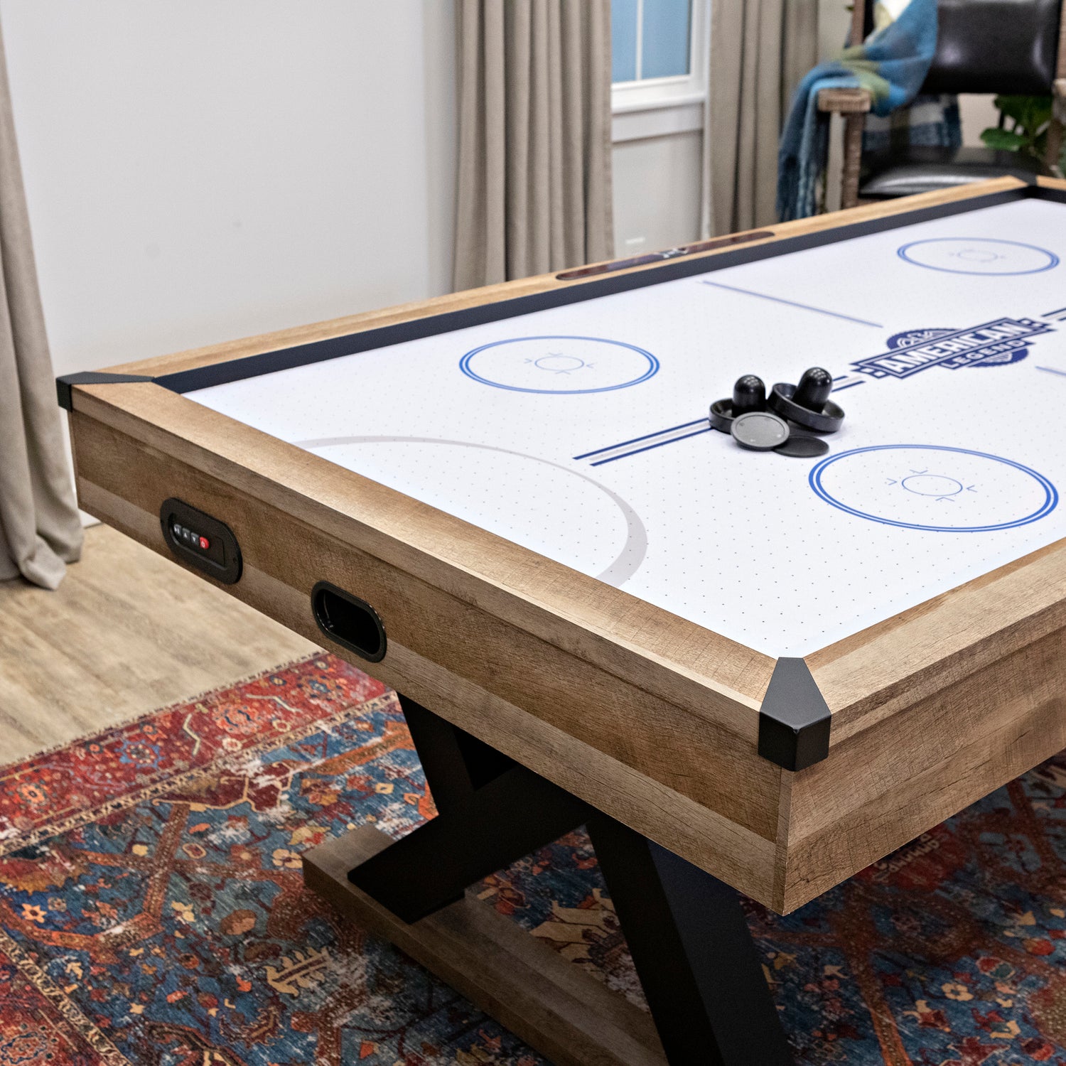 Jeu de hockey sur air - YOSOO - Mini Table Portable - 2 Rondelles - 2 Jeu de hockey sur air - YOSOO - Mini Table Portable - 2 Rondelles - 2