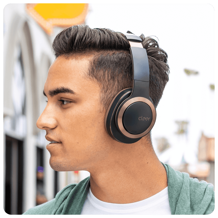 Casque d'écoute ENDURO ANC de Cleer Audio - bleu marine