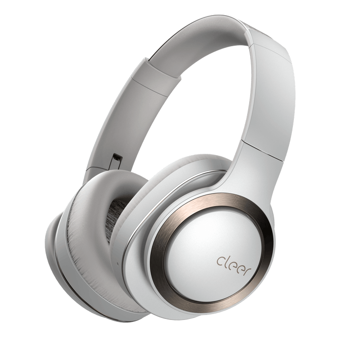 Casque d'écoute ENDURO ANC de Cleer Audio - gris clair