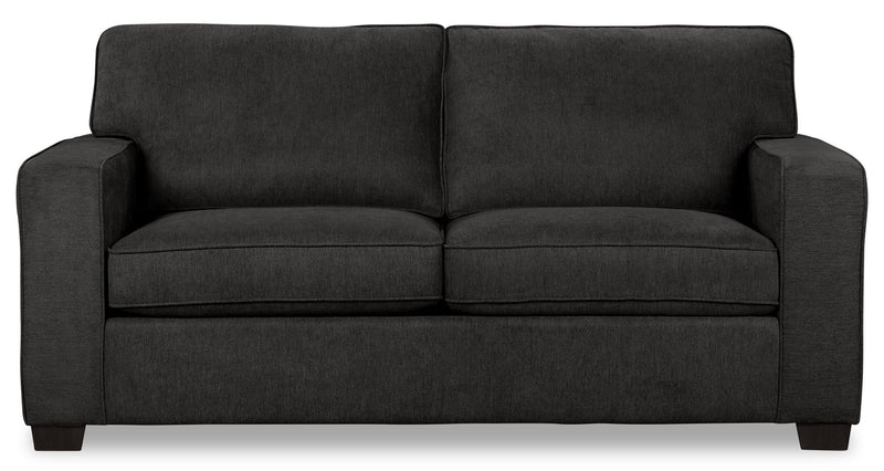 Fiona Chenille Twin-Size Sofa Bed - Grey