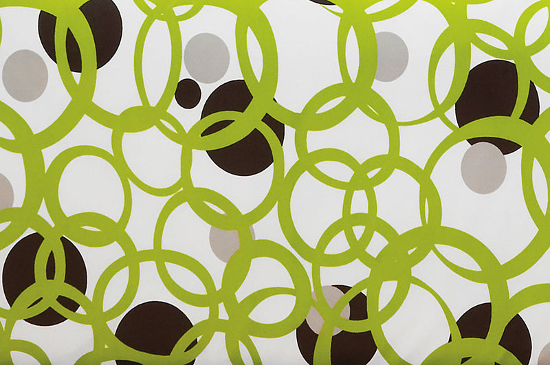 Ensemble de housse de couette Full Circle vert Réversible pour lit simple