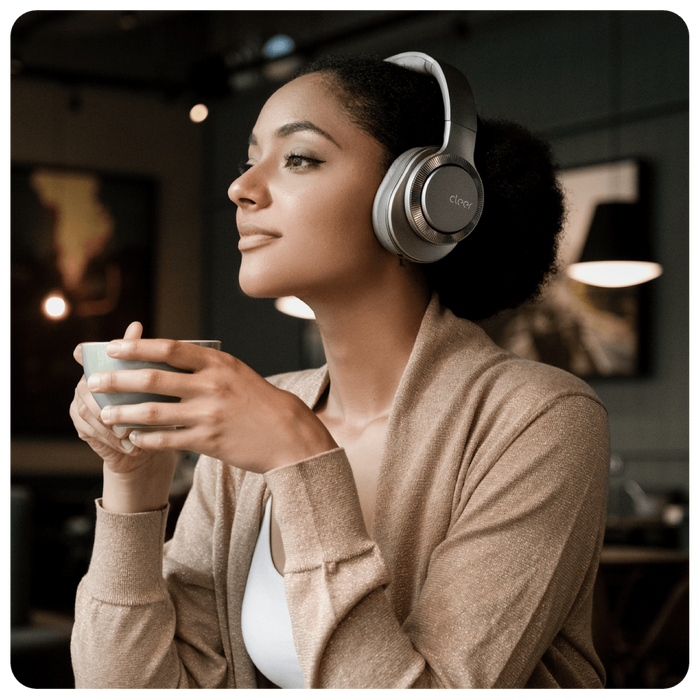 Casque d'écoute à suppression du bruit FLOW II de Cleer Audio avec Bluetooth