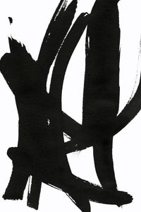 Œuvre d’art murale Giant Art « Composition In Black And White 7 » 84 x 54