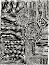 Œuvre d’art murale Giant Art « Clustered Dots A » 72 x 54