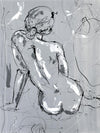 Œuvre d’art murale Giant Art « Nude Figure 4 » 72 x 54