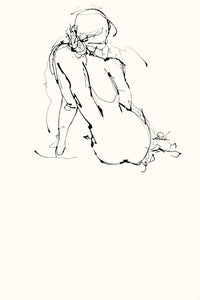 Œuvre d’art murale Giant Art « Contour Figure 4 » 72 x 48