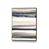 Œuvre d’art murale sur toile encadrée noire « Gilded Grey Iii » 24 x 32