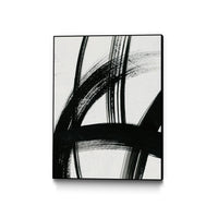 Œuvre d'art murale sur toile encadrée noire « Spontaneous Ii » 18 x 24