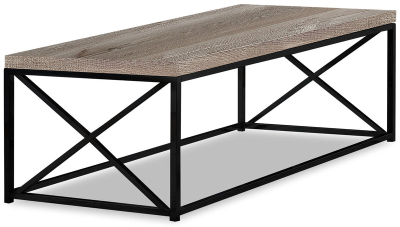 Harper Reclaimed Wood Look Coffee Table - Taupe