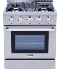 Cuisinière hybride amovible Thor Kitchen de 4,2 pi³ - HRD3088U-SS