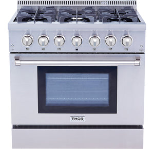 Cuisinière hybride amovible Thor Kitchen de 5,2 pi³ - HRD3606U-SS