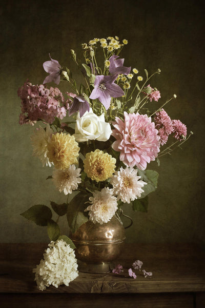 "Bouquet Ii" Giant Art 72x48 Wall Art