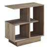 Table d'appoint taupe foncé