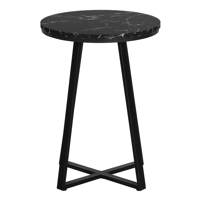Table d’appoint métal noir et en métal noir