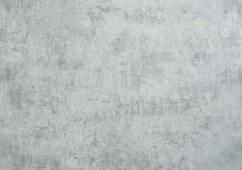 Table d’appoint métal chromé et d’apparence béton gris