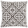 Coussin 1 pièce de conception à motif taupe foncé