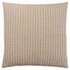 Coussin 1 pièce abstrait à pois taupe foncé et clair
