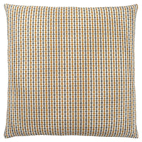 Coussin 1 pièce abstrait à pois gris et doré