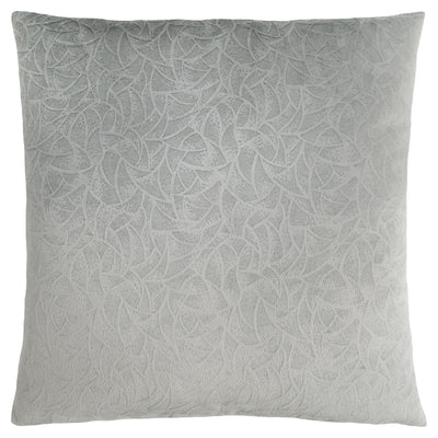 Light Grey Floral Velvet 1pc Pillow