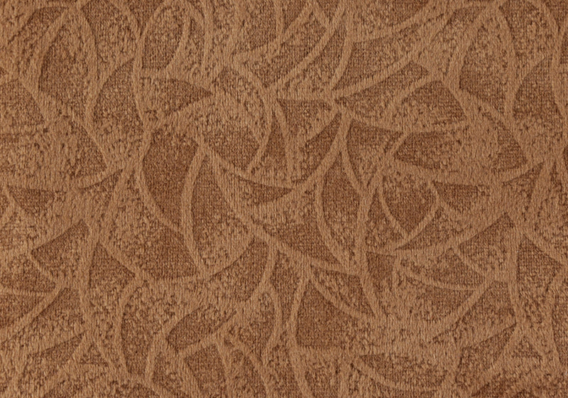 Coussin 2 pièces en velours à motif floral brun clair