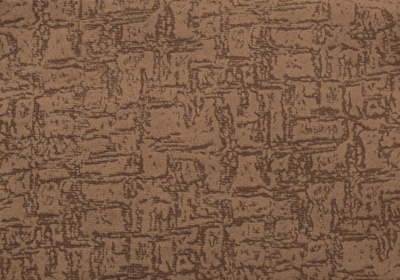 Coussin 1 pièce en velours à motif mosaïque brun clair