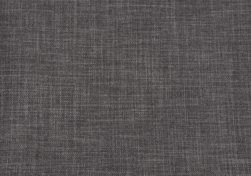 Coussin 1 pièce à motif lin gris foncé