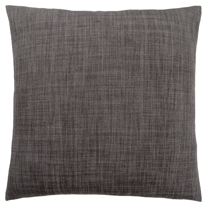 Coussin 1 pièce à motif lin gris foncé