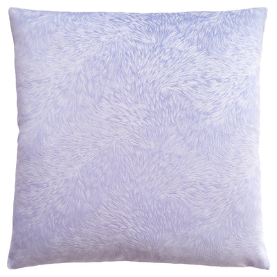 Light Purple Feathered Velvet 1pc Pillow