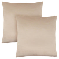 Coussin 2 pièces doré satiné