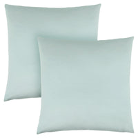Coussin 2 pièces menthe satiné