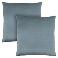 Coussin 2 pièces bleu pâle satiné