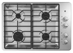 Surface de cuisson à gaz encastrée GE de 30 po – JGP3030SLSS