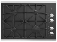 Surface de cuisson à gaz sur vitrocéramique profondément encastrée GE de 30 po – JGP5530SLSS