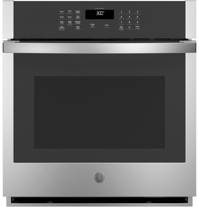 GE 27" 4.3 Cu. Ft. Smart Built-In Single Wall Oven - JKS3000SNSS - Electric Wall Oven in Stainless Steel