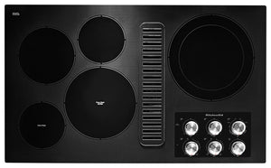 Surface de cuisson électrique KitchenAid de 36 po à 5 éléments - noire - KCED606GBL
