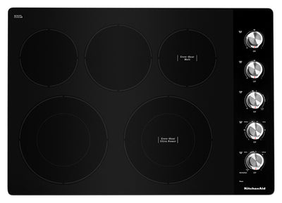 KitchenAid 30" Electric Cooktop with Ultra Power Element - KCES550HSS