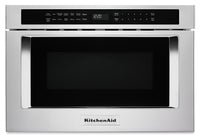  Four à micro-ondes encastré KitchenAid de 1,2 pi³ avec cuisson à 950 W - acier inoxydable - KMBD104G…