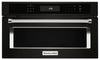 Four à micro-ondes encastré KitchenAid de 1,4 pi³ avec cuisson à 900 W - acier inoxydable noir avec fini PrintShieldMC - KMBP107EBS