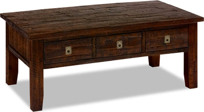 Kona Grove Coffee Table - Rustic style Coffee Table in Dark Brown Wood