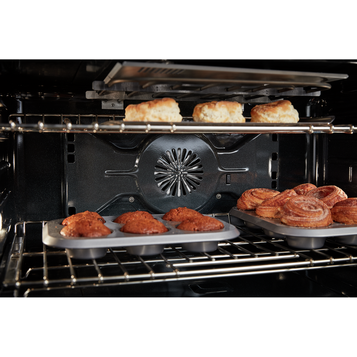 Cuisinière intelligente à gaz KitchenAid de 5,1 pi³ avec autonettoyage - lait frappé - KFGC506JMH