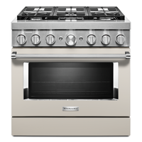 Cuisinière à gaz intelligente KitchenAid de 36 po de style commercial - KFGC506JMH