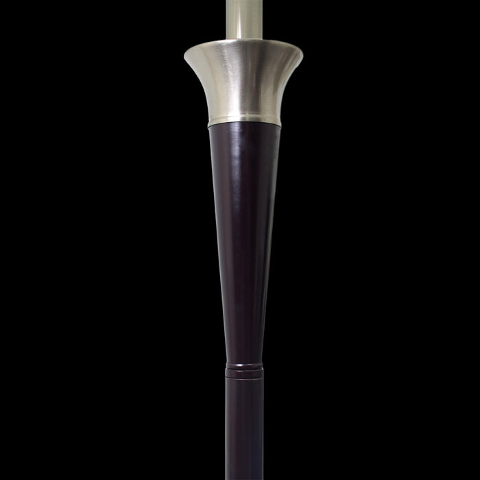 Ensemble 3 lampes Malbec (2 lampes de table, 1 lampe à pied) Elegant Designs noir et nickel brossé