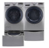 Laveuse TWINWash de 5,2 pi³, sécheuse de 7,4 pi³, laveuse-piédestal et piédestal de rangement de LG