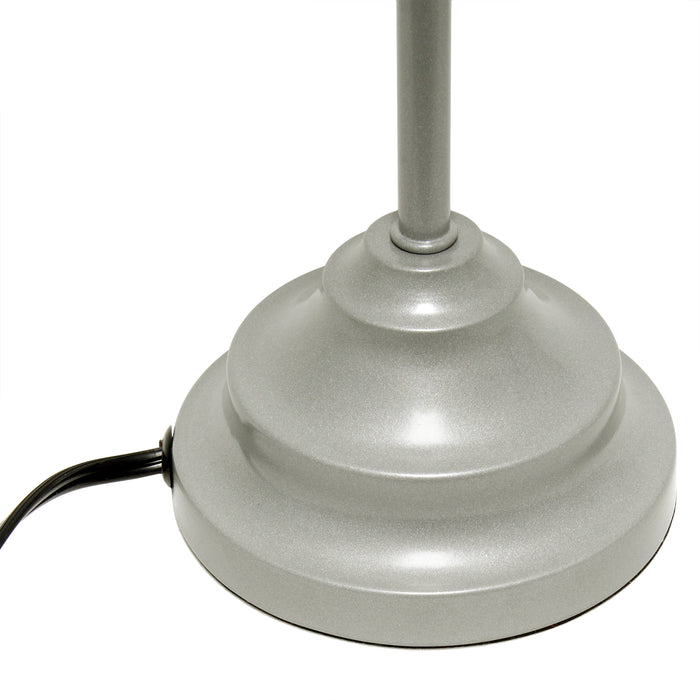 Lampe de table Simple Designs avec perles suspendues en acrylique