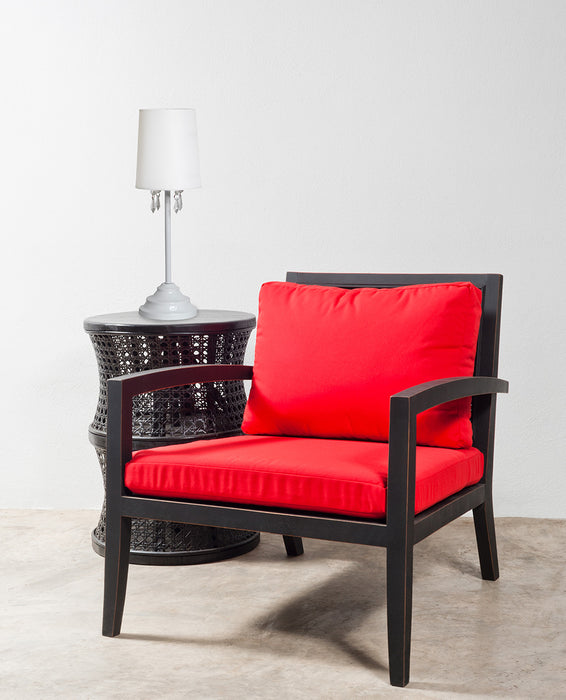 Lampe de table Simple Designs avec perles suspendues en acrylique