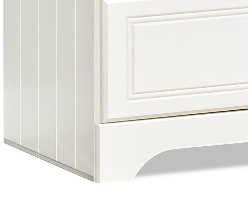 Ensemble de chambre à coucher Lulu 5 pièces avec lit double à panneaux